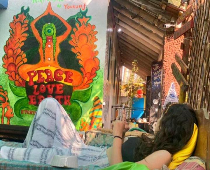 Hippies coworking hostel Anjuna Eksteriør billede