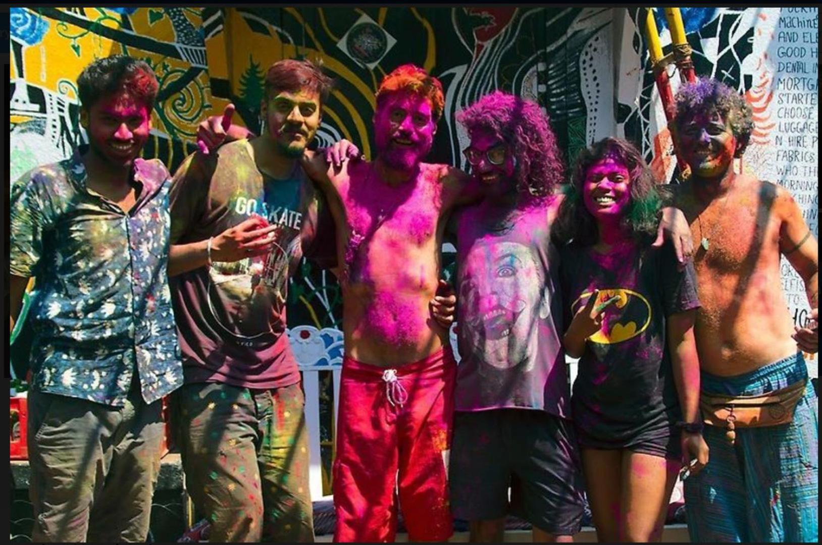 Hippies coworking hostel Anjuna Eksteriør billede